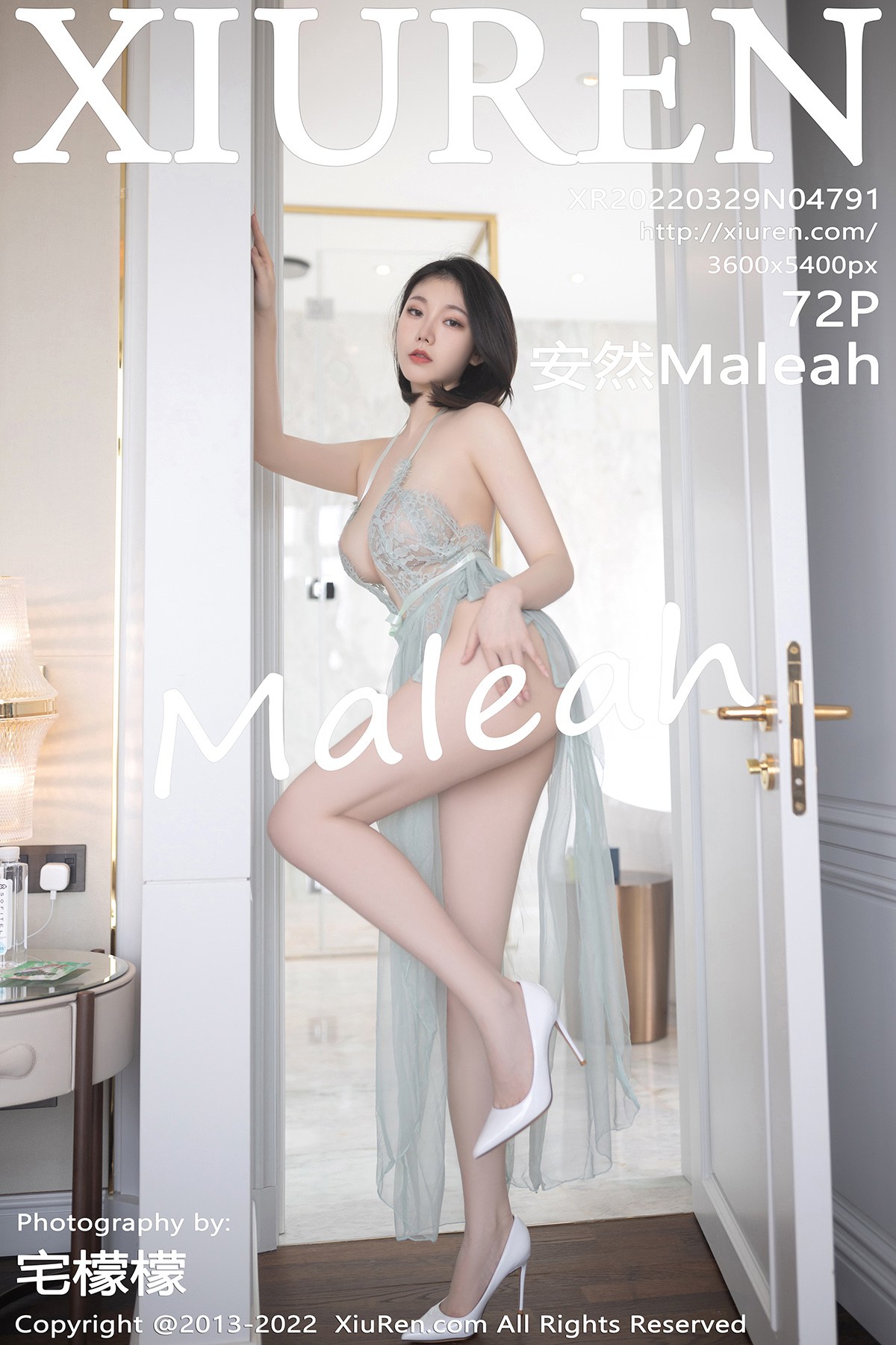 [XiuRen秀人网] 2022.03.29 No.4791 安然Maleah 珠三角美女写真 [72+1P]01