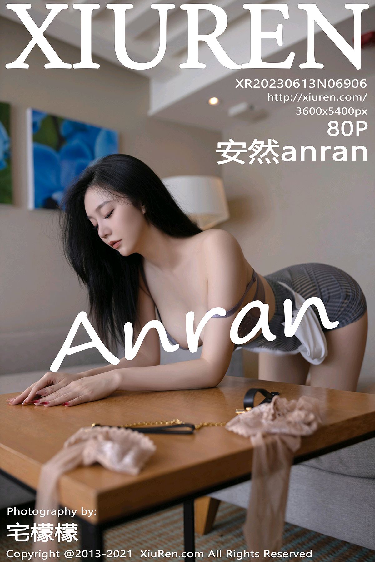 4a秀人网 6906 安然anran 性感写真 [80+1P]