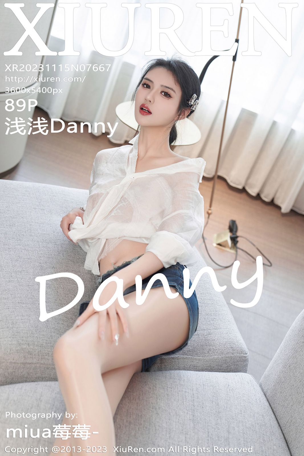 秀人网第7667期模特浅浅Danny性感写真89涨