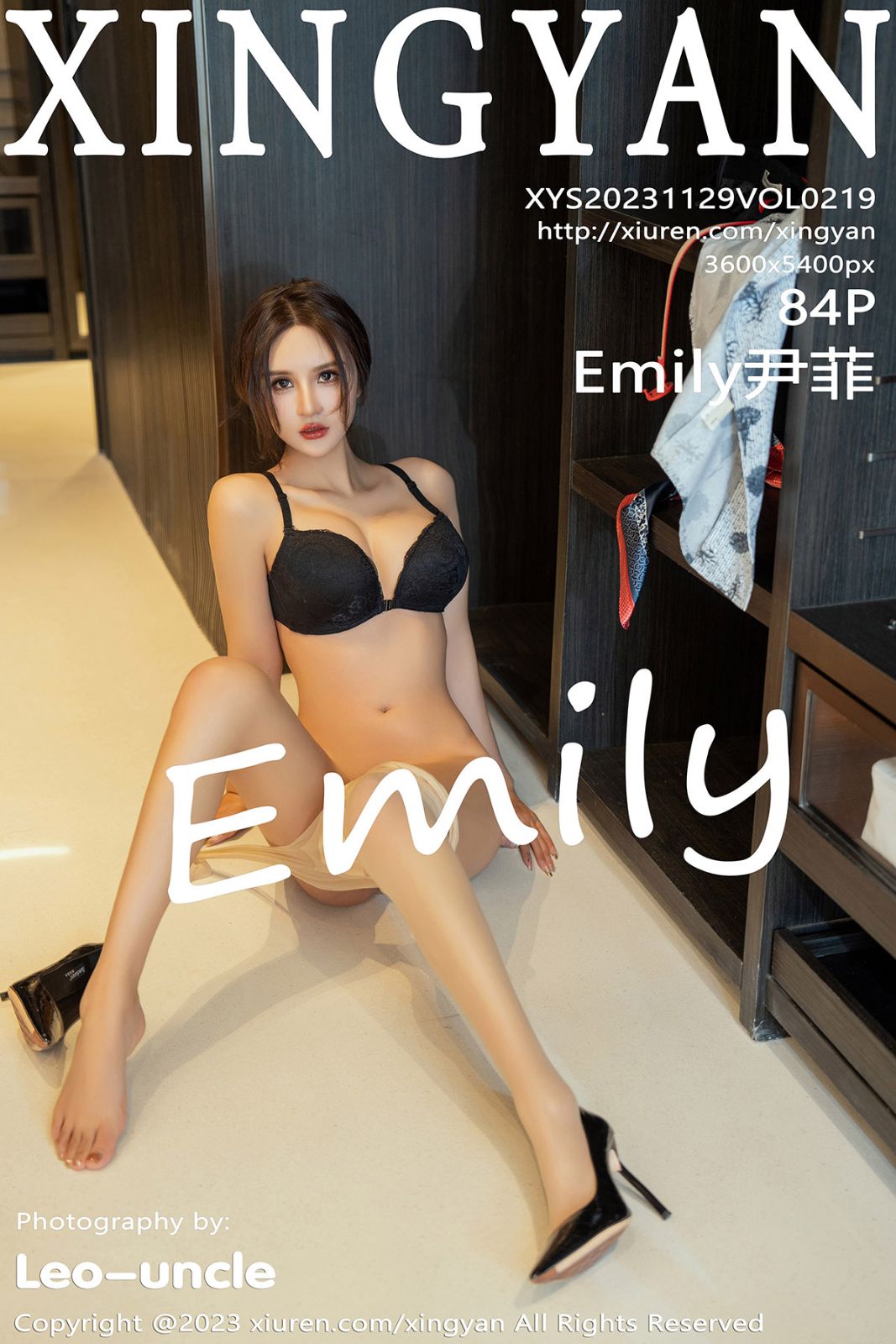 星颜社第219期模特Emily尹菲性感写真84张1P