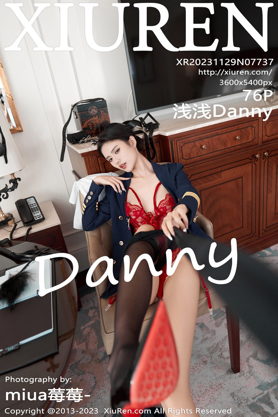 秀人网第7737期模特浅浅Danny性感写真76张1P