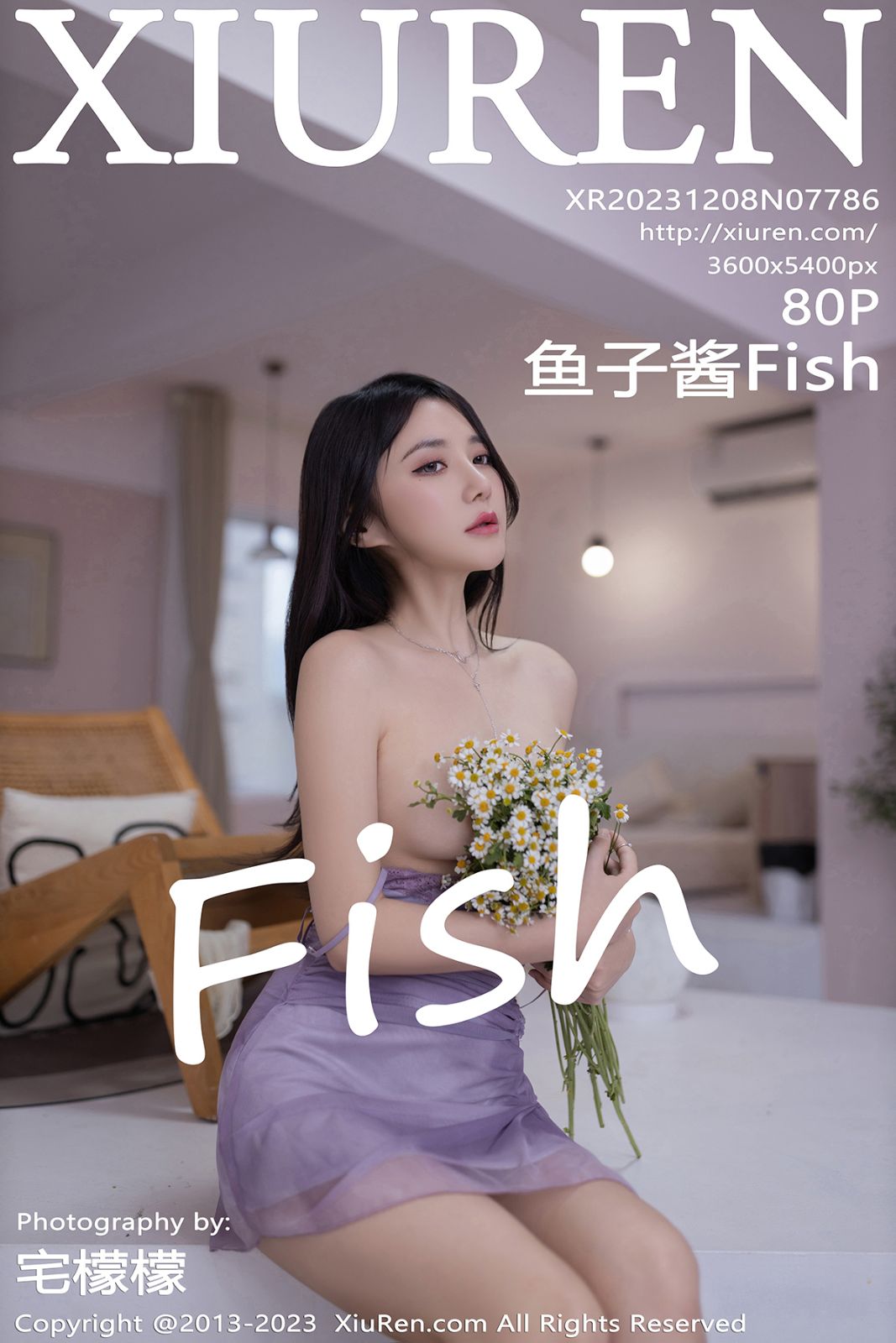 秀人网-第7786期-模特 鱼子酱Fish 性感写真 80张