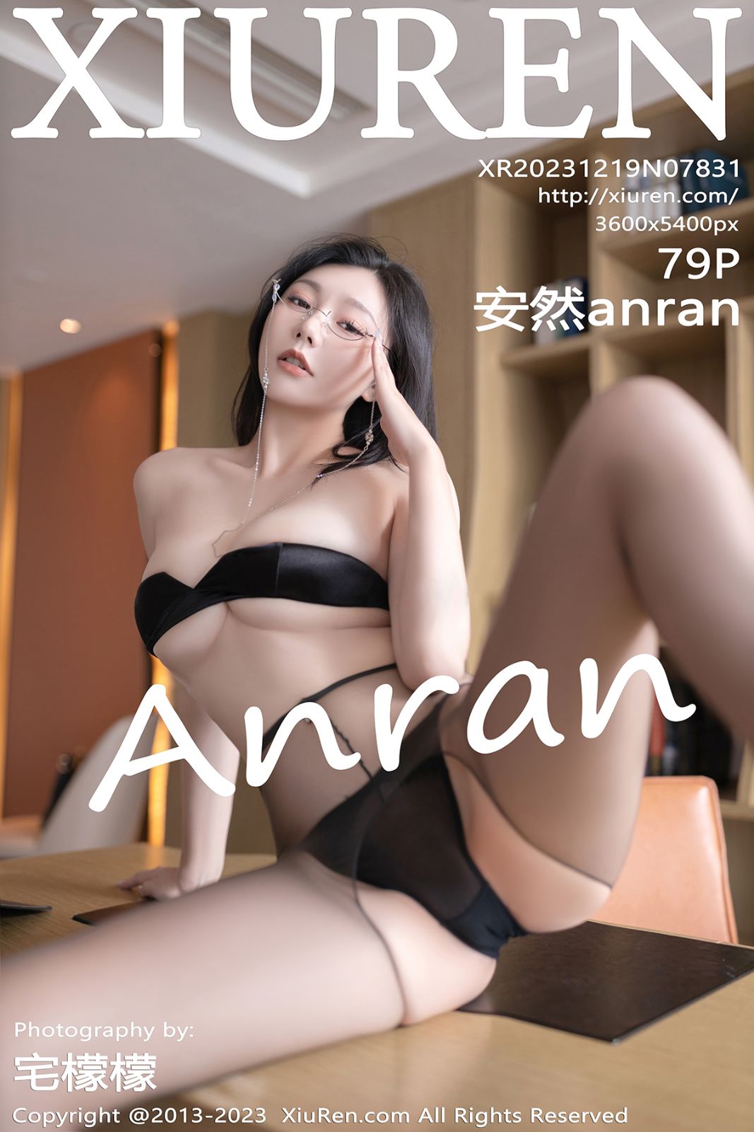 秀人网-第7831期-模特安然anran 性感写真 79张